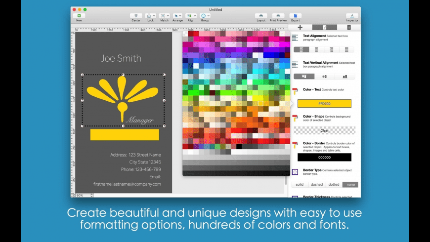 Free Software To Design Business Cards For Mac